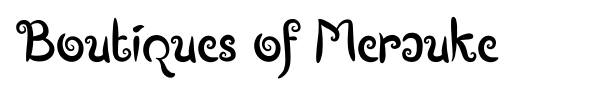 Boutiques of Merauke font preview